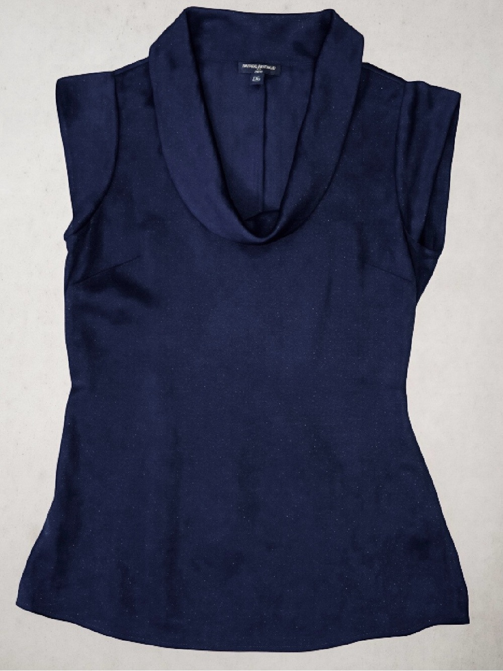 Banana Republic Factory Navy Cowl-Neck Top
